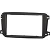 tomzz Audio 2451-040 Cornice radio doppio DIN compatibile con Smart fortwo 451 Facelift dal 10.2010-2014 nero
