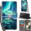 Haninsuze Cover per Google Pixel 7 Pro Custodia Cover Pelle Libro Portafoglio con Porta Carte Magnetica Protezione Antiurto Cuoio Flip Case Custodia Cover per Google Pixel 7 Pro, artico