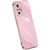 RankOne La Custodia del Telefono è Adatta per Redmi Note 10 Pro (6.67 Inches), Case per Cellulare in Silicone con Telaio Galvanico - Viola