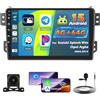 Roinvou 4+64G Autoradio Android per Suzuki Splash Ritz/Opel Agila 2004-2014 CarPlay senza fili Android Auto Schermo da 9 Pollici Touchscreen WI-FI GPS Bluetooth 32EQ FM/RDS SWC Telecamera Posteriore