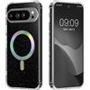 kwmobile Custodia per Google Pixel 10 PRO XL Cover - Custodia Rigida con Bordo in TPU - Compatibile con MagSafe - Protezione Extra per Fotocamera - Trasparente