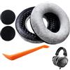 Kunxing DT770 Cuscinetti auricolari di ricambio per Beyerdynamic - Cuscinetti auricolari in schiuma per Beyerdynamic DT 770/Pro, DT 880/Pro, DT 990/Pro, ricambio per auricolari, in morbido velluto, con ferro
