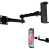 Zimoer Supporto Parete Tablet Girevole, Supporto Telefono Parete con Braccio, Supporto Pieghevole Regolabile per Dispositivi da 4 a 13 Pollici, Compatibile con Switch, Kindle, iPhone, iPad