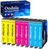 Ondula Compatibile 604XL Cartucce Compatibili per Epson 604XL Multipack per Expression Home XP-2200 XP-2205 XP-3200 XP-4200 Workforce WF-2910 WF-2930 WF-2950 (3 Ciano, 3 Magenta, 3 Giallo)