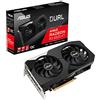 ASUS DUAL AMD Radeon RX 6600 XT OC Edition Scheda Grafica, AMD RDNA 2, PCIe 4.0, 8GB GDDR6, HDMI 2.1, DisplayPort 1.4a, Ventole Axial Tech, Tecnologia 0dB, GPU Tweak II, Nero