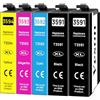 Veson 35XL Multipack Compatibile con Epson 35XL 35 XL Cartucce per Epson WF 4725, per Epson WF-4720DWF WF-4725DWF WF-4730DTWF WF-4740DTWF (2nero, 1ciano, 1magenta, 1giallo)