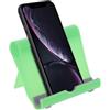 REY Supporto da tavolo universale per cellulare, tablet, eBook, iPad, fino a 11 pollici, verde.