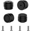 Brollitest HiFi - Piedini per altoparlante, 33 x 22 mm, 4 piedini per dispositivi HiFi, per subwoofer, amplificatore, lettore CD, ecc