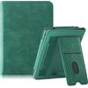 DINGGUAGUA Custodia Compatibile con Tolino Shine Color/Shine 5(2024)/Shine 4(2022) & Kobo Clara Color/Clara BW(2024)/Clara 2E(2022) e-Reader,Cover con Supporto e Cinturino da Polso,Verde