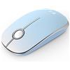 seenda Mouse senza fili, 2,4 G, 1600 DPI per PC/laptop/Linux, 3 pulsanti silenziosi, per mancini e destrorsi, durata della batteria di 18 mesi (verde acqua)