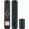 VINABTY Telecomando vocale sostituito Adatto per TCL 4K Ultra HD, HDR Smart TV 55T7B 43T7B 50T7B 65T7B 75T7B 85T7B 55V6B 50QM8B 55QM8B 65QM8B 75QM8B 85QM8B 98QM8B 50V6B 65V6B 75V6B 85V6B 65C645 55C749
