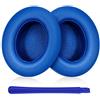 TesRank Cuscinetti Auricolari di Ricambio per Beats Studio Wired B0500 / Wireless B0501 / Studio 2 / Studio 3, Cuscino Auricolari Professionali - Blu