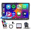 Rimoody 4G+64G Android Autoradio per VW Golf 5 6 Passat Polo Tiguan Touran Caddy Skoda SEAT 9 Pollici Autoradio con Senza Fili Carplay Android Auto Mirror Link Bluetooth FM EQ Controllo del Volante