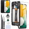 RongZy LCD Display per 6.5 Samsung Galaxy A13 5G A136U Schermo LCD Touch Screen Assemblea Sostituzione di Vetro Digitalizzatore con Strumenti(Nero con Cornice)