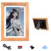 Waveshare 7.3inch E6 Full Color E-Paper With Solid Wood Photo Frame, Ultra-Long Standby, 800 x 480 Resolution(Batteries NOT Included)