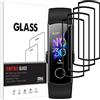 KELOLIN [4 Pezzi] Pellicola Protettiva per HONOR Band 5 Facile da Installare (Curva 3D), Copertura Completa, Anti Graffio, HD Protezione Schermo Compatibile con HONOR Band 5
