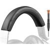 SOULWIT Archetto Ricambio Kit per Sony MDR-HW700, MDR-HW700DS Cuffie Wireless, Parte di Riparazione del Cuscino Copri Superiore della Fascia della Cuffia, Facile Installazione Fai Da Te - Nero