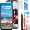 YHX-OU Nero+Telaio TFT Schermo per Oppo A96 CPH2333 LCD Display Touch Screen Digitizer Ricambio Assembly con Utensili Inclusi + Vetro temperato