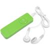 Elprico Lettore MP3 Compatto e Portatile, Supporto Audio Senza Perdita Fino a 64 GB, Ascolta i Romanzi, con una Lunga Durata della Batteria, per gli Studenti Che Gestiscono Viaggi (GREEN)