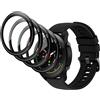 Fyqzio [4 pezzi Pellicola Protettiva Compatibile con Xiaomi Mi Watch,Senza Bolle,Anti-Graffio,Copertura completa 3D,HD TPU Protezione Film