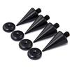 PrecisionGeek M8 alluminio anodizzato nero Spike/Cono absorber per altoparlanti vite + piedino - 4 pz