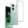 REY Pack 3X Cover in Gel TPU Trasparente per ONEPLUS Nord 3 5G - ONEPLUS Ace 2V 5G, Ultra Sottile 0,33 mm, Morbido Flessibile, Custodia Silicone