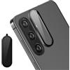 ToVioc Lente Fotocamera Pellicola Protettiva Compatibile con Samsung Galaxy A26 5G HD Vetro Temperato Protezioni per Obiettivi per Samsung Galaxy A26 4G - Nero