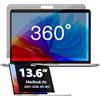 Phimoos Pellicola protettiva privacy a 360° per MacBook Air 13,6 (2022-2026, M2, M3, M4, M5), antigraffio, anti-luce blu, antiriflesso, ultra sottile, a 4 vie