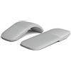Goshyda Mouse Arc Touch, Mouse per Computer Wireless da 2,4 GHz, Mouse Ergonomici Pieghevoli Portatili Ultra Sottili, per PC Desktop Notebook Tablet Portatile (Bianco grigio)
