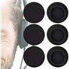 banjiabb 6Pcs Cuscinetti Auricolari Per Cuffie,Cuscinetti Cuffie,Copri Cuffie Universali,Cuscinetti Auricolari Di Ricambio Cuscinetti In Schiuma,Cuscinetti Auricolari Di Ricambio Neri Da 50 Mm Per Cuffie Audio