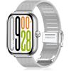 KoGiio Cinturino per Xiaomi Redmi Watch 6 Active/6 Lite/6/Smart Band 10 Pro | per Xiaomi Redmi Watch 6/5/4/per Xiaomi Mi Band 10 Pro /9 Pro/8 Pro, Chiusura Rete Metallo Regolabile Acciaio Inossidabile