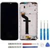 Swark LCD, display compatibile con Xiaomi Mi A2 Lite/Redmi 6 Pro Nero Touch screen Digitizer, montaggio vetro + cornice + strumenti