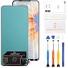 LADYSON Schermo LCD di ricambio per Realme GT2 5G per Oppo Realme GT2 5G RMX3310 RMX3312 RMX3311 6,62 pollici display LCD Touch Digitizer Assembly parti di riparazione (nero)