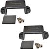 UAYESOK Supporto per radio portatile, walkie talkie per auto, con viti e adesivo posteriore da 3 m, per Motorola Baofeng Kenwood Hytera Icom Midland Radio (2 pezzi)