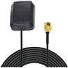 Superbat Antenna GPS Attiva Impermeabile Magnetica per Navigazione Automobilistica con Cavo Coassiale RG174 da 3m Connettore SMA Maschio