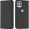 Verco custodia per Motorola Moto G100, Case per Motorola G100 Cover PU Pelle Portafoglio Protettiva, Nero