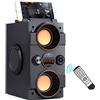 FEEGAR F Feegar Dance Altoparlante Bluetooth Portatile Senza Fili 30m Doppio Subwoofer Stereo Ricco Supporta Radio FM Lettore MP3 AUX EQ 30W Boombox