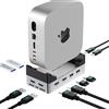 ANYOYO Docking station Mac mini M4 con alloggiamento SSD NVMe/M.2 da 40 Gbps. Compatibile con Thunderbolt 4, Mac mini M4/M4 Pro, 2 HDMI 4K@60Hz, 4 USB 3.1 (10Gbps), 2 USB 2.0