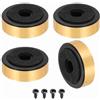 sourcing map 4 piedini isolanti per altoparlanti, 47 mm x 15 mm, in schiuma di plastica, per assorbire gli urti, antivibrazioni, amplificatore, tappetini per audio, CD, HiFi, sistemi audio Home