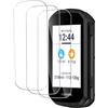 NUCNOK 3 Pezzi Vetro Temperato per Garmin Edge 550/850,HD Schermo AntiGraffio Senza Bolle Pellicola Protettiva