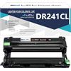LCL Tamburo Compatibile per Brother Drum Unit DR-241 DR241 DR241CL DR-241CL per DCP-9015CDW DCP-9017CDW DCP-9020CDW DCP-9022CDW HL-3140CW HL-3142CW (1Pack, Per Nero o Ciano o Magenta o Giallo)