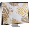 kwmobile 20-22 Monitor Cover - Protezione Monitor PC Antipolvere Schermo Computer - Custodia Protettiva Palme