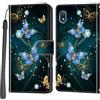 Haninsuze Cover per Samsung Galaxy A10, Portafoglio PU Pelle, farfalla | Interno TPU Antiurto, Anti-Graffio, Fessura per Schede, Supporto Stand, Design Libro, Flip