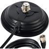 HYS TC-110M CB/VHF/UHF/HF Supporto magnetico per antenna radio prosciutto SO-239 Stile di connessione W/5M (13,7 piedi) Cavo coassiale RG58 Spina PL-259