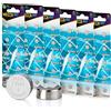 MEDca Batterie alcaline 1.5V - Batteria LR41, 192, 92A, LR736 e AG3 - Bottone Coin Cell per apparecchi acustici, amplificatori, orologi, giocattoli, telecomandi, calcolatrici, laser, 60 pezzi