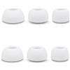 INF 3 paia di tappi auricolari di ricambio per AirPods Pro in 3 misure, cuscinetti auricolari con protezione dalla polvere ed effetto di riduzione del rumore, 15 mm/13 mm/11,5 mm