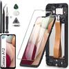 RongZy Schermo LCD per Samsung Galaxy A12 A125F A125N A125M Sostituzione Display Digitizer Assembly Vetro di Ricambio Touch Screen con Strumenti(6.5,Nero con Cornice)