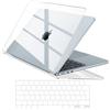 EooCoo Custodia Compatibile con MacBook Air 13 - Cristallo Trasparente
