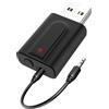 aigolink Ricevitore Bluetooth USB, 2 in 1, adattatore audio Bluetooth 5.0, con cavo jack Aux da 3,5 mm, ricevitore BT per TV, PC, auto, cuffie, stereo domestico, cuffie
