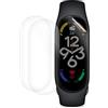 kwmobile 3x Proteggischermo Compatibile con Xiaomi Mi Band 7 - Pellicola Protettiva Adesiva - Proteggi Schermo per Smart Watch Fitness Tracker
